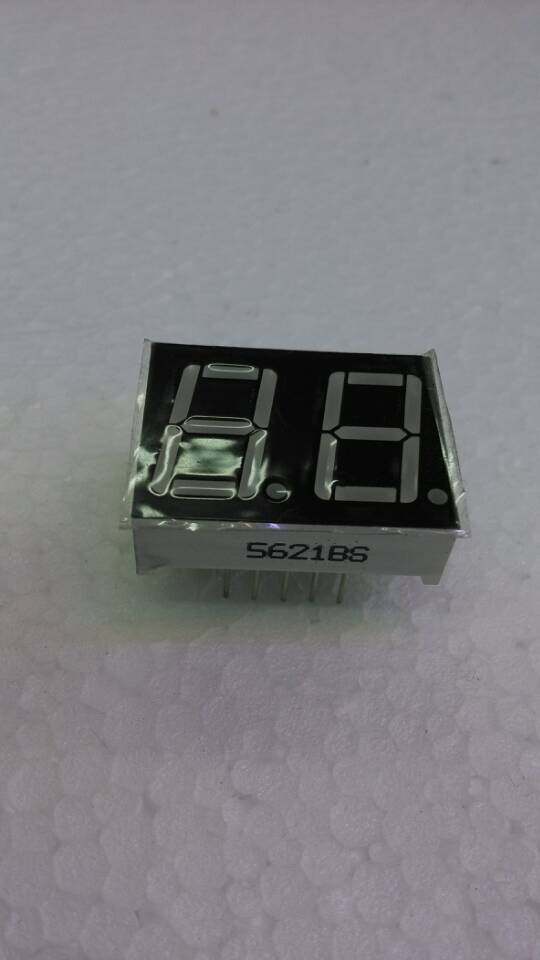 0 56 inch 2-bit glow tube 8 7 common pins bright red