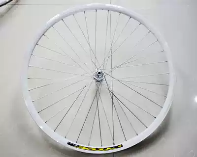 New 700C road bike white 36-hole double-layer aluminum alloy knife ring wheel set racing sports car travel wheel set