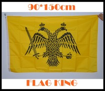 Drapeau aigle à double tête n ° 4 90x150cm