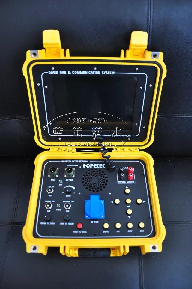 Underwater video telephone in one unit underwater video recorder Dive telephone submersible surveillance dive camera