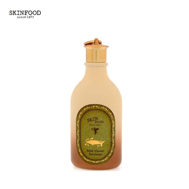 韩国正品直邮Skin Food思亲肤黄金鱼子酱赋活乳145ml保湿滋润抗皱