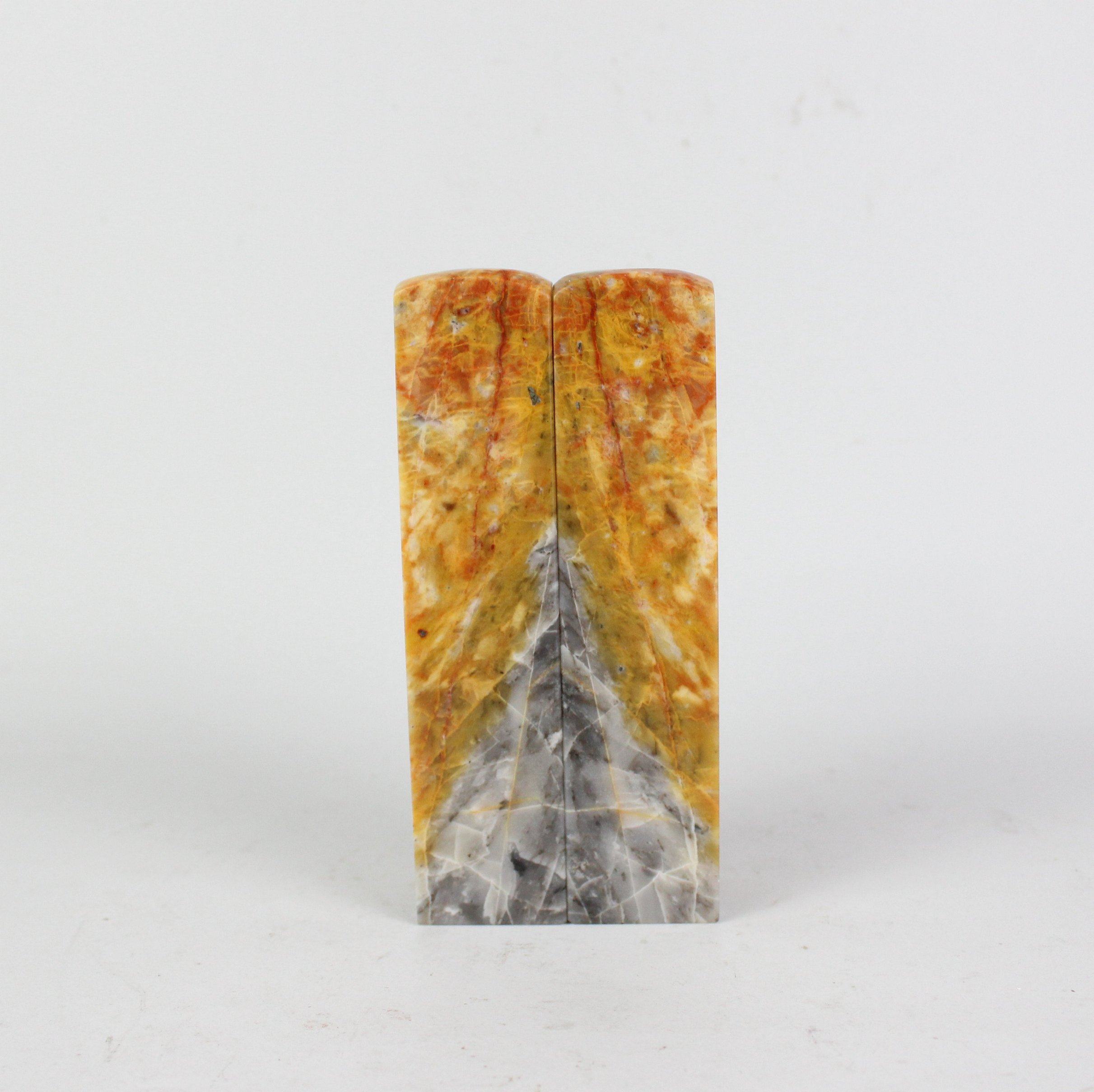 Leads to the future Qingtian's exquisite natural goldstone seal engraving vegetarian art manufacturer direct sales