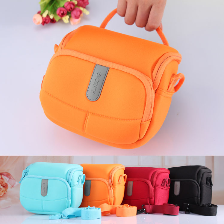 Portable outdoor micro camera bag suitable for cable A6400A6300a6000A6500NEX5R digital photography bag