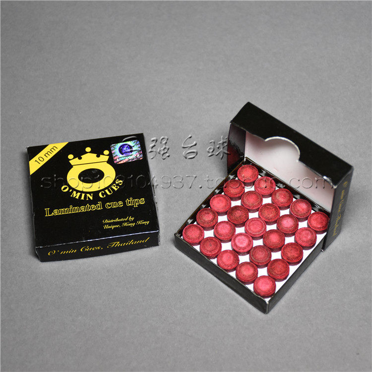 Thai OMIN MYSTERY LEATHER HEAD Ball Multilayer Small Head Clubhead Chinese Black Eight-mile Snooker sixteen color gun head