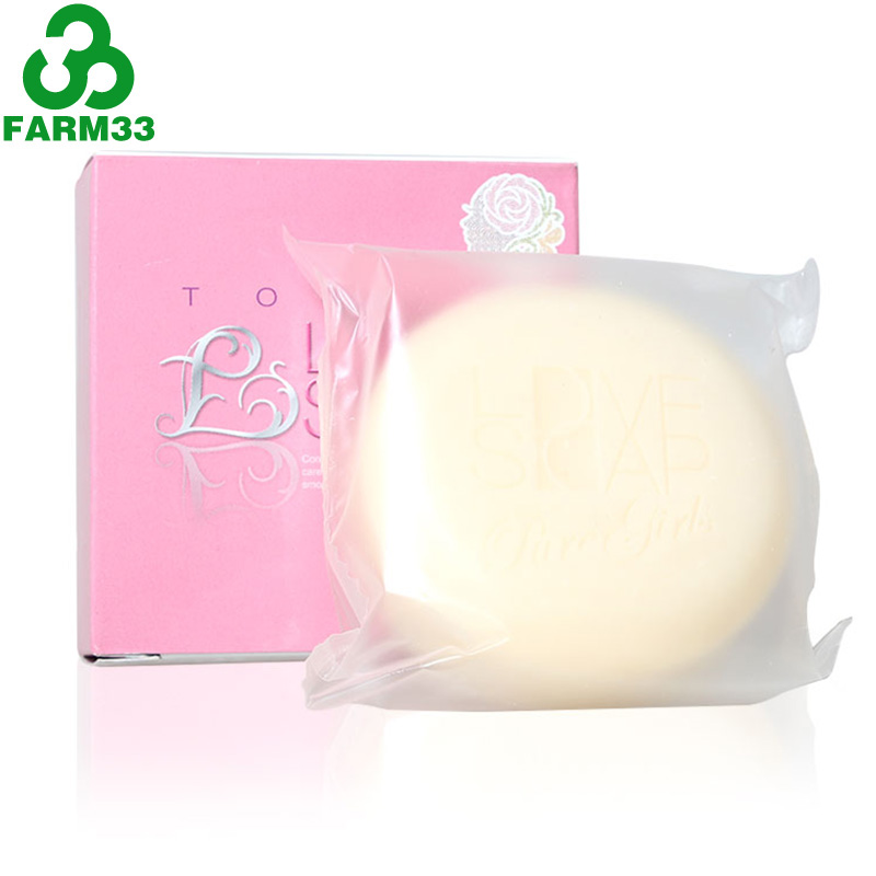 东京Tokyo love soap 精油美白皂 保湿皂 粉色 80g