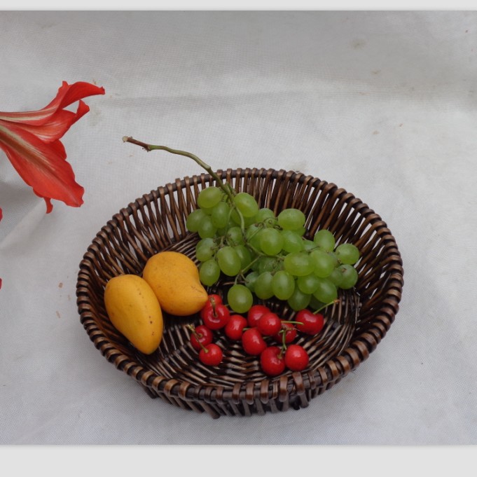 Liuchery containing basket Display Basket Fruit Pan rattan Vegetable Food Basket bread basket Woven Basket can be set