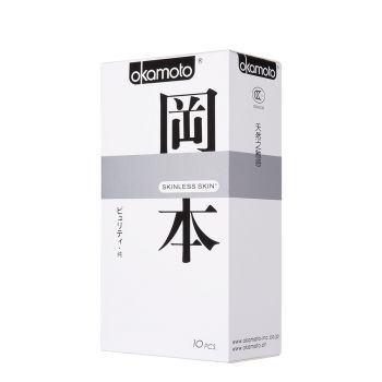 冈本 纯滑贴身避孕套(10只)