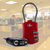 Overseas travel supplies luggage password lock TSA wire customs lock customs clearance lock suitcase lock trolley case lock