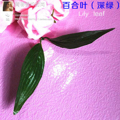 Simulated leaves: rose leaves, peony leaves, lotus leaves, lily leaves, tulip leaves, Christmas leaves, simulated flower materials