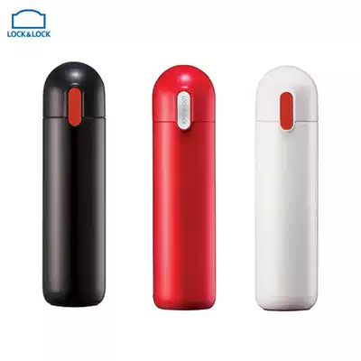 Lock & Lock Thermos Cup Cold Preservation 300ml Stainless Steel Portable Capsule Mug Water Cup LHC4120