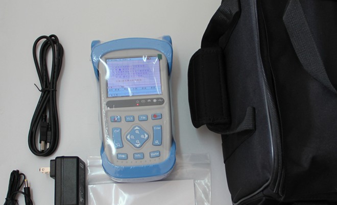 Handheld AQ-2000 light time domain reflectometer OTDR with curve with print report loss test-Taobao