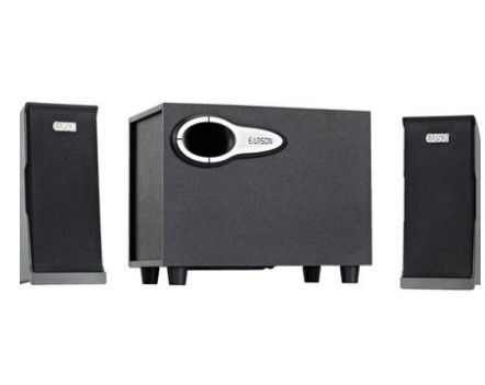 EARSON ER-150 2 1 multimedia combination speaker USB powered all wood black audio