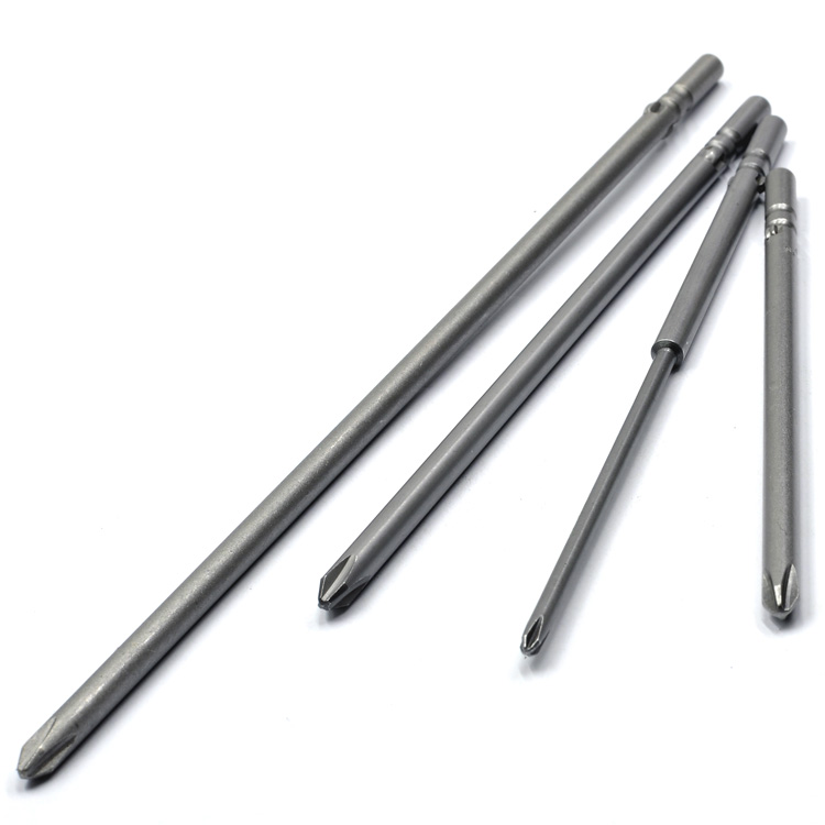 German S2 steel 801 Cross electric screwdriver Mouth 120mm 150mm 200mm 200mm screwdriver tip 5mm shank screwdriver head