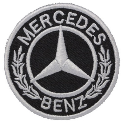 Mercedes-Benz car logo cloth stickers clothing stickers embroidery stickers stickers Velcro chapter custom