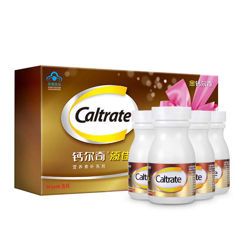 【苏宁易购】Caltrate/钙尔奇添佳片礼盒240片装 钙尔奇礼盒