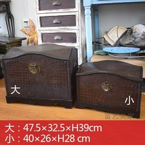 Foreign trade storage box storage box antique box window prop box photo decoration pirate box treasure box