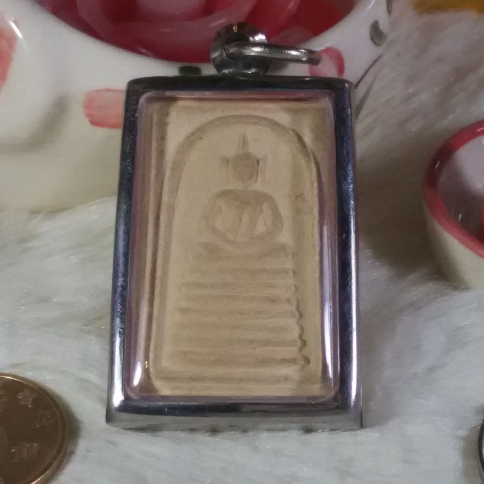 Sotong Temple Treasures's edition of the Buddha calendar 2536 Nine layers of Chongdi 22 years ago Precious prints of the antique Buddha in the sea