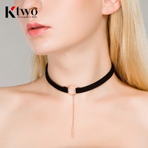 Korean simple short Joker collars necklace female choker neck jewelry neck neckband neck chain