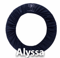 Alyssa Rhythmic Gymnastics Ring Protective Cover-Dark Green (One size fits all 60-90cm) The real thing is lighter