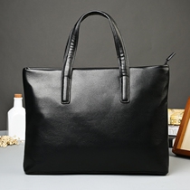 2021 New Korean mens bag mens Hand bag horizontal document computer bag New Business Bag