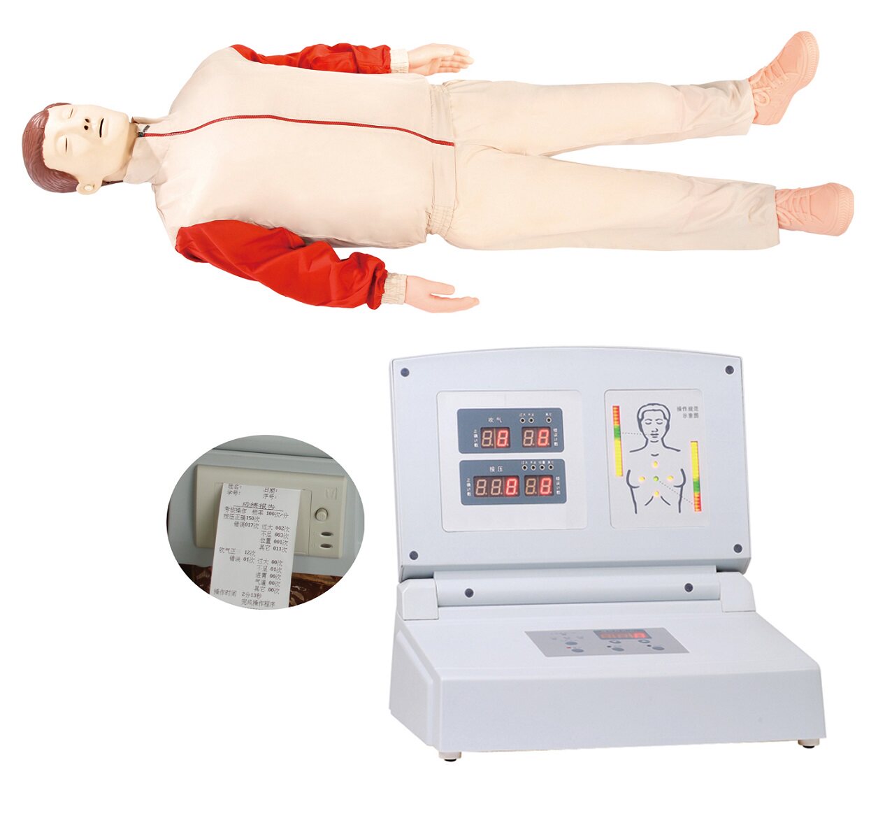 高级自动电脑心肺复苏模拟人CPR300S/心肺复苏人体模型/急救假人