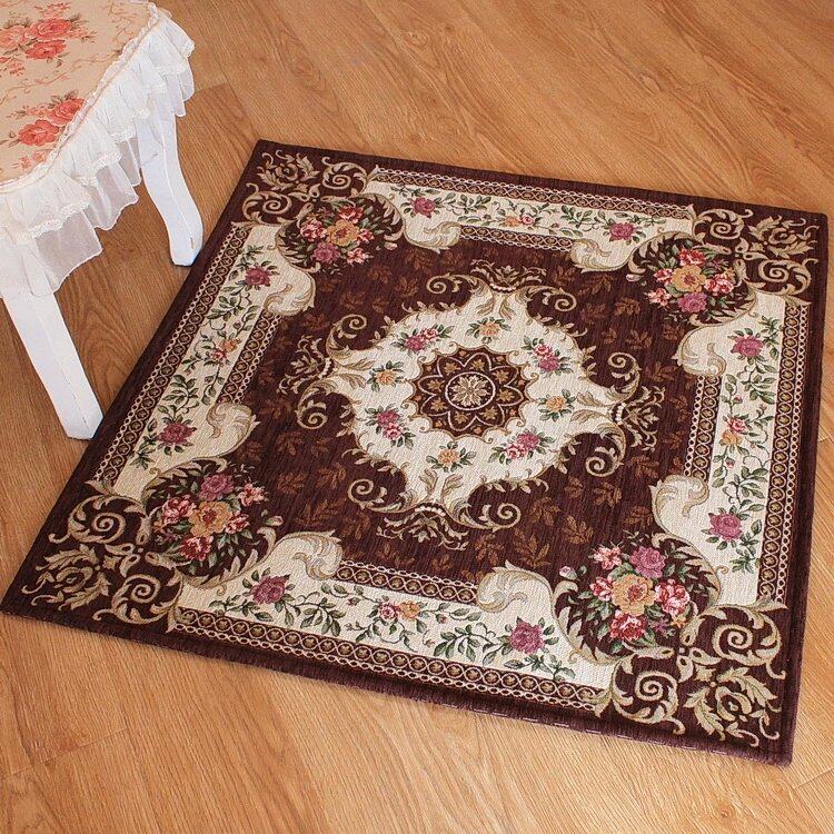 European Carpet Room Bedroom Sofa Square Mat Mat Mat Mat Machine Machine Machine Washing Environmental Protection