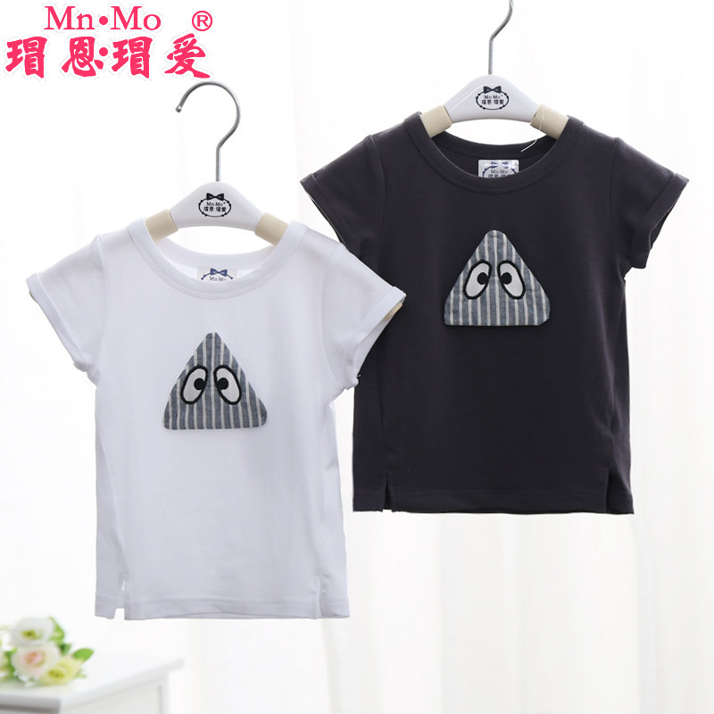 瑁恩瑁爱童装儿童夏装2016新款韩版男童短袖T恤夏季男孩半袖上衣