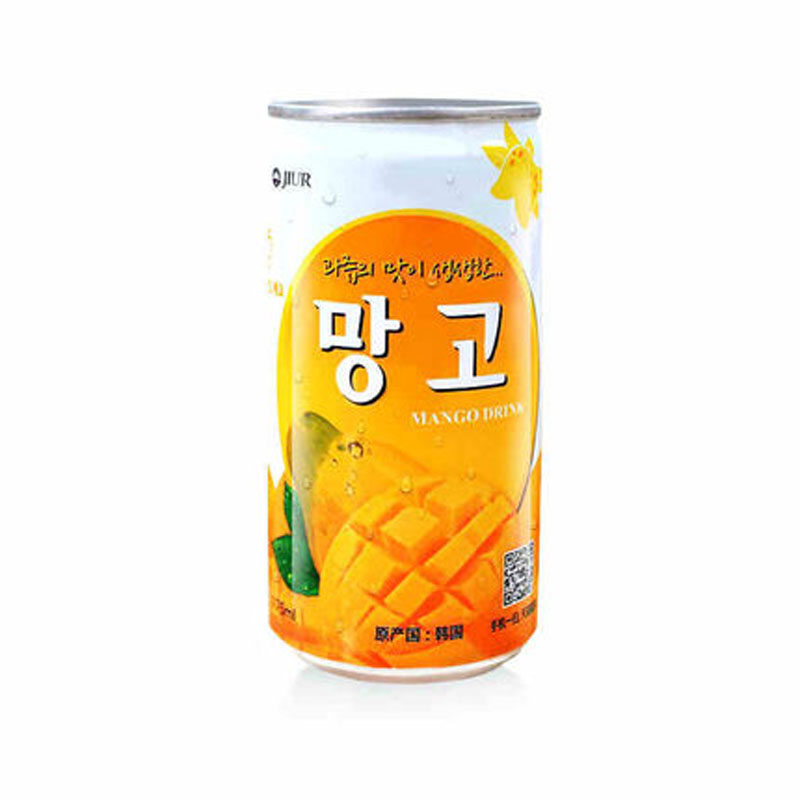 【天猫超市】韩国进口 九日果汁芒果味饮料175ml/听