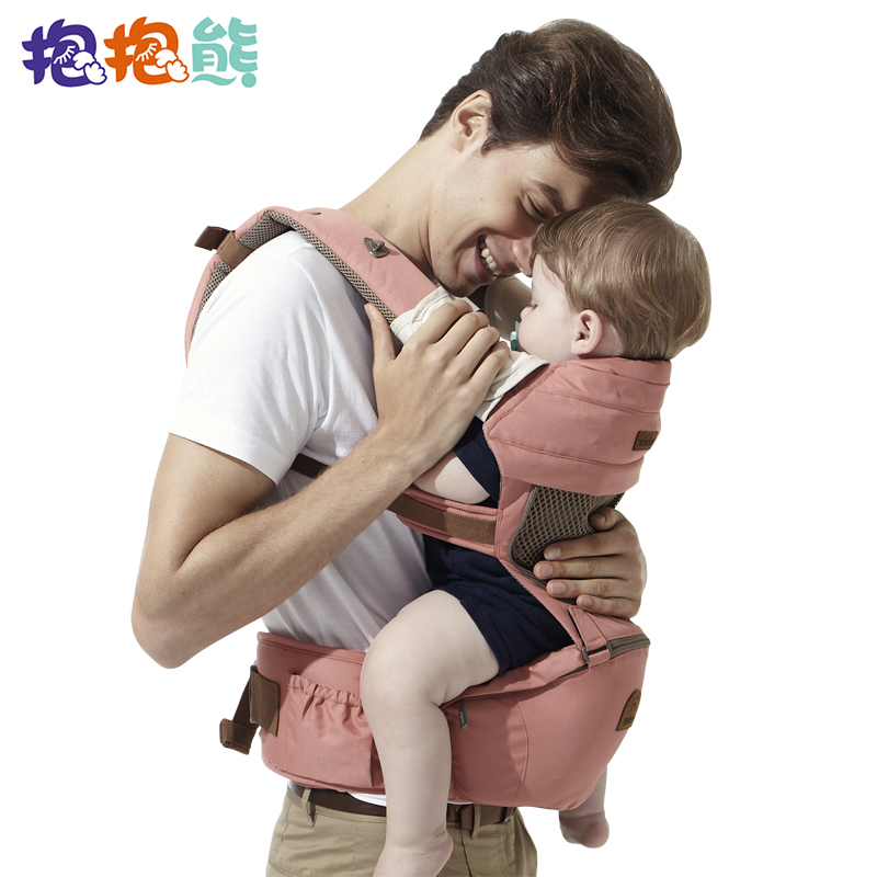 抱抱熊婴儿腰凳多功能宝宝腰凳背带四季款儿童腰凳腰櫈抱小孩腰凳
