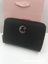 Spain TOUS Peach Silk Cubs Small Bear Waterproof Material Short Wallet 395970309