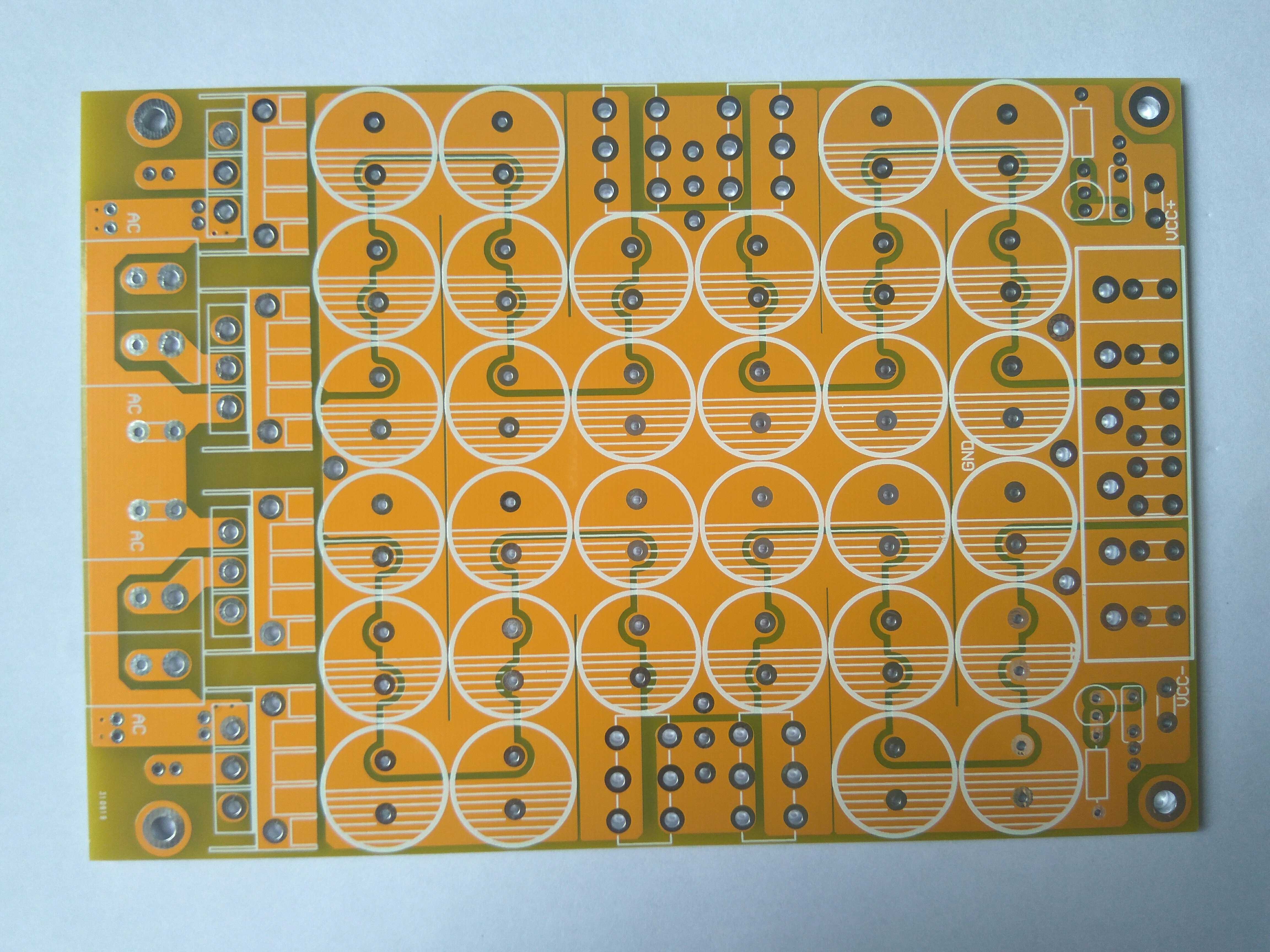 Double bridge rectifier amplifier rectifier filter power supply board 4-wire input three-wire output CLC structure C-type filter