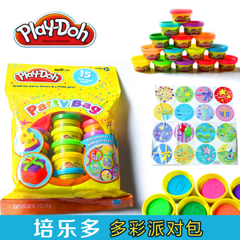Pele colorful mud wheat hand 15 cups of loading name stick to children's mold clay rubber mud suit