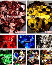 Wedding Party Prom transparent Balloon Decoration Tossing Paper Scrap Pentagram Brightly sheet Caring Gift fillings