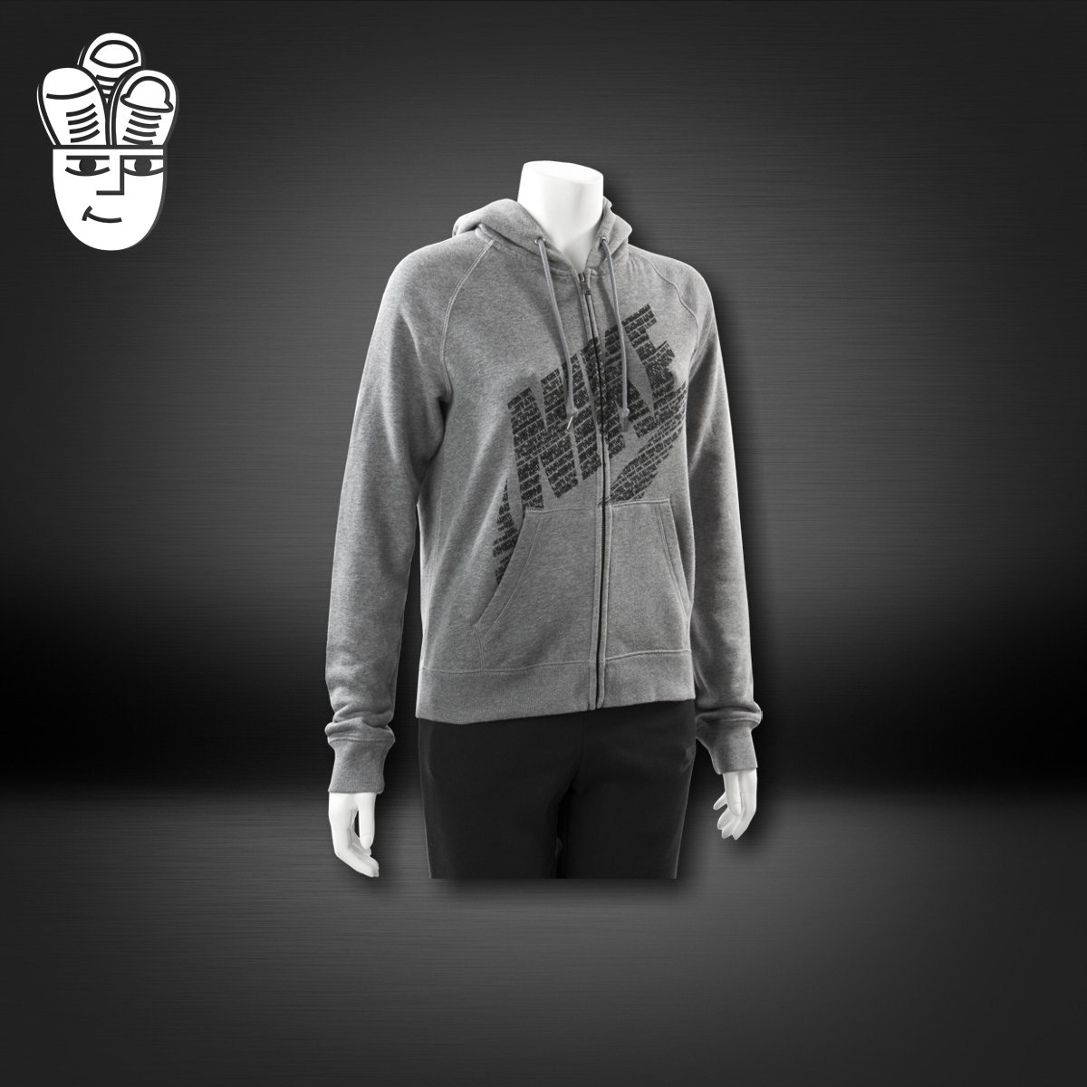 Nike Rally Logo Full-Zip Hoodie 耐克女子运动夹克 时尚大Logo