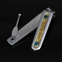 New strongman creative large nail clippers with ear digging spoon nail scissors household large single scissors carbon steel nail clippers sharp