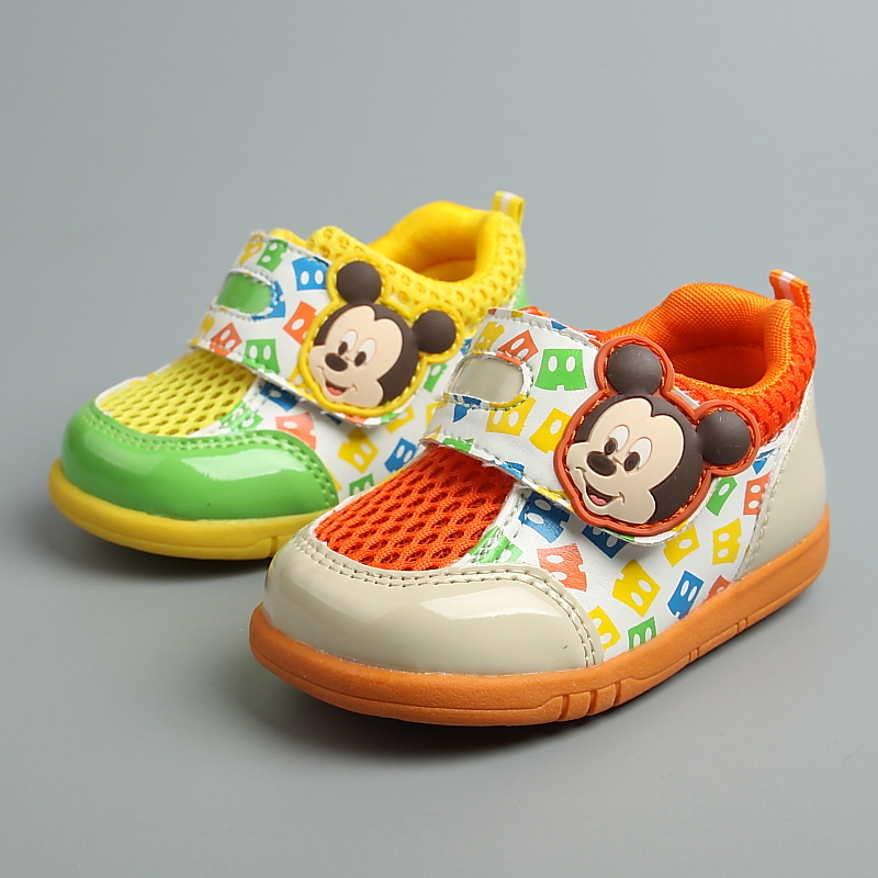 迪士尼童鞋正品2015春季新款婴幼儿休闲透气软底叫叫学步鞋cs0316