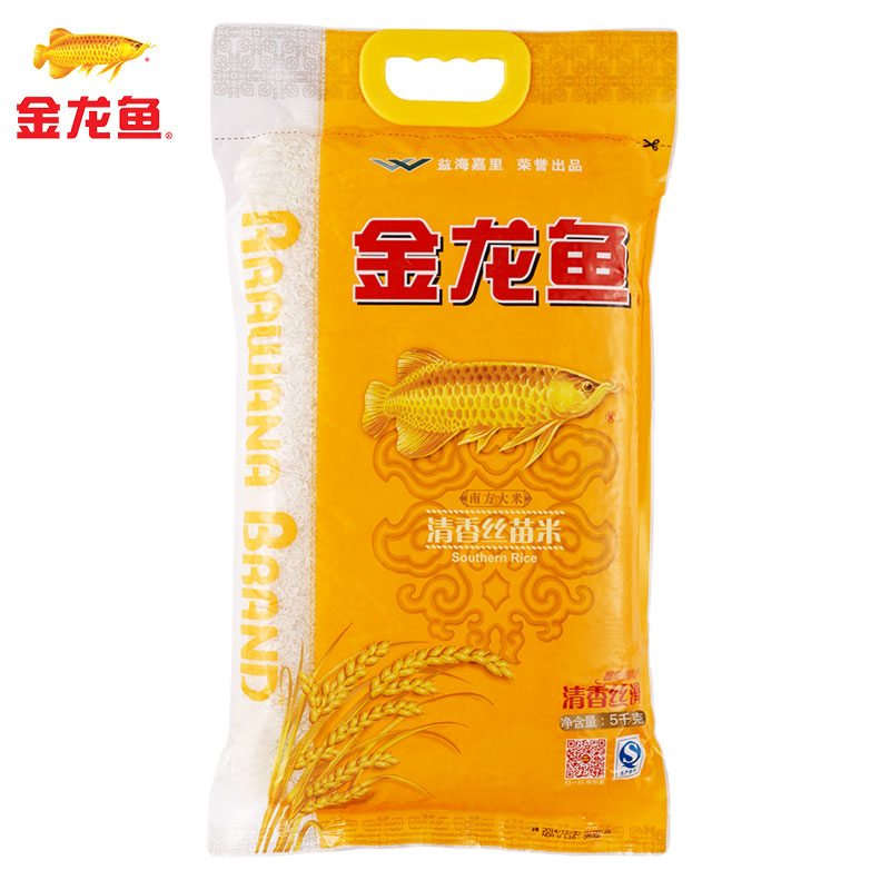 【天猫超市】金龙鱼 清香丝苗米5KG 南方大米