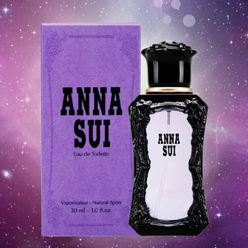 Anna sui安娜苏紫色魔镜持久女士淡香水30ml