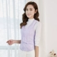 Áo sơ mi nữ quần áo vest nữ ngắn cotton vest vest vai mùa thu và mùa đông quần áo ấm áp của phụ nữ đáy ngựa nhỏ áo gió nữ đẹp Áo vest