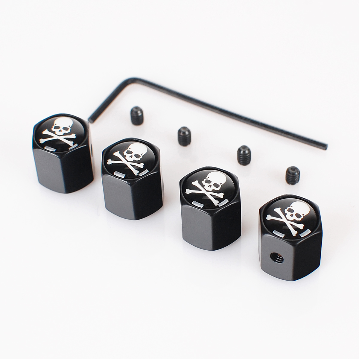 Car anti-theft tire valve cover air cap cover personality creative wheel cap with anti-leakage function