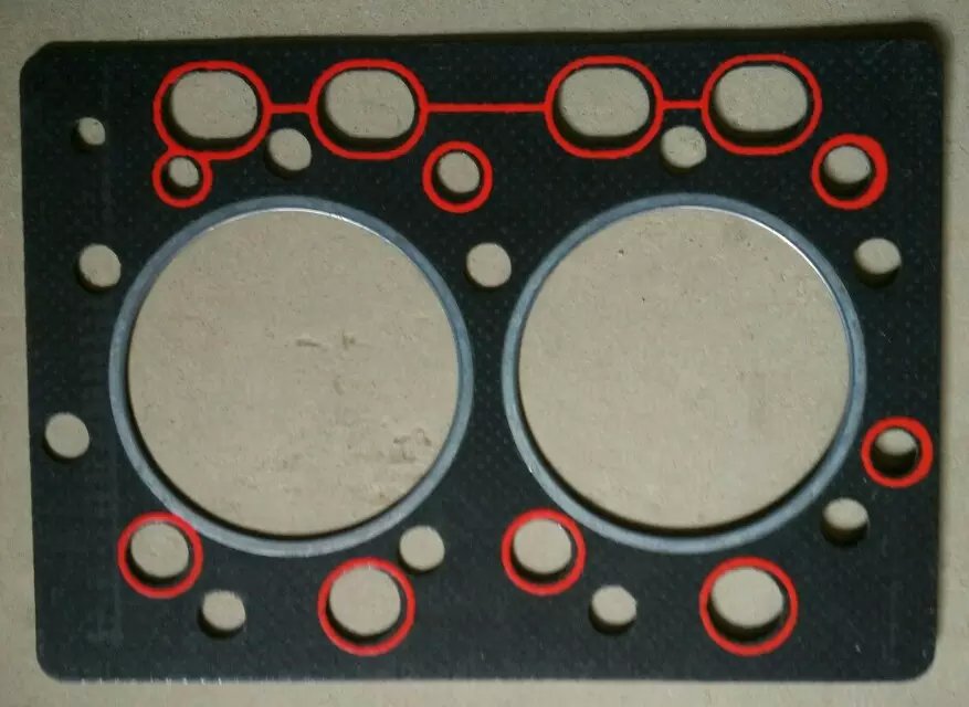 Suzhou Twin Cylinder Diesel Engine 295 Soda SD 2100 cylinder gasket generator accessories