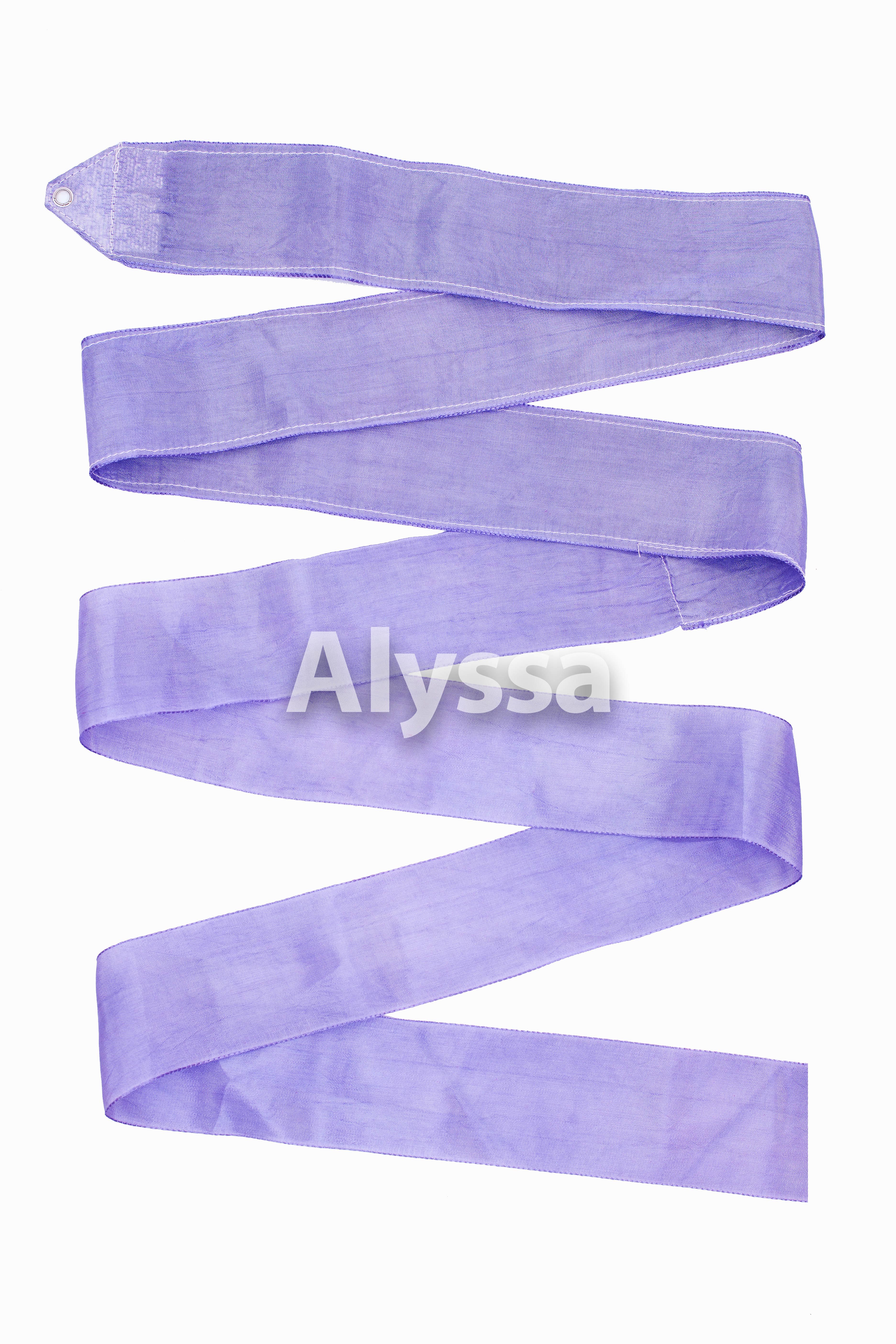 Alyssa Professional Rhythmic Gymnastics Ribbon (Light Purple-Monochrome)RA08-Without Stick