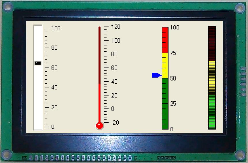 Arduino SPI interface 4 3 3 inch TFT LCD module with a word library and icon storage memory