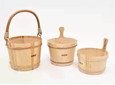 Finnish imported Harya HARVIA 4L 7L 12L sauna barrel (wooden dipper needs to be added)
