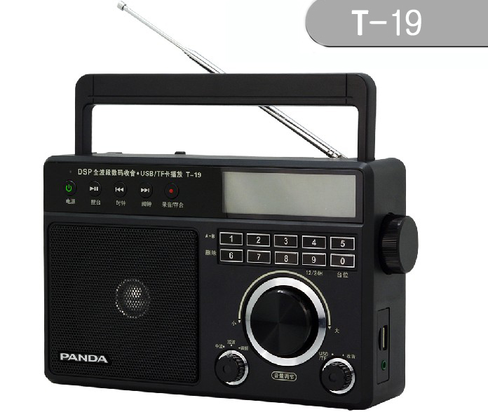 PANDA T-19 card radio Panda T19 Digital timer switch Old man radio