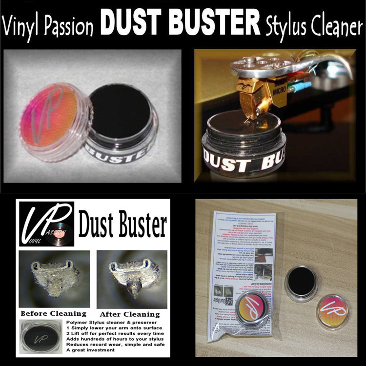 UK Vinyl Passion VP light touch Black Gel Record Machine Singing Lead Cleaner Singing Pin Cleaner