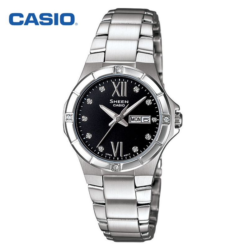 正品联保casio卡西欧石英手表SHE-4022D-4A/7A/1A商务时装女表