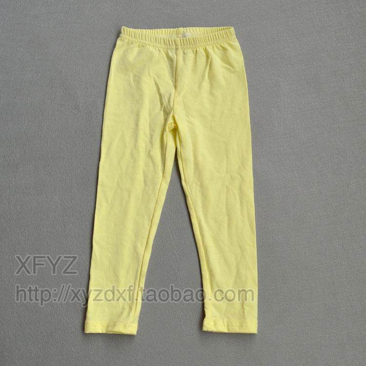 N089 Foreign Trade Girl Child Pure Cotton Internal Lap Pants Spring Autumn Clothing