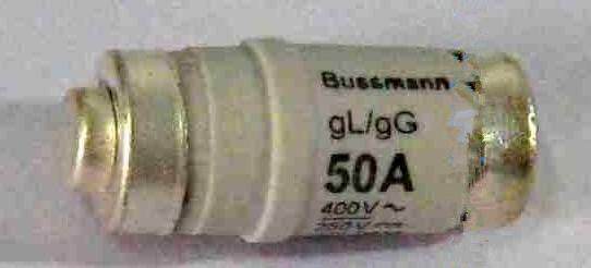 bussmann fuse D type 50NZ02 50A 400V gL gG (D02) straight beat