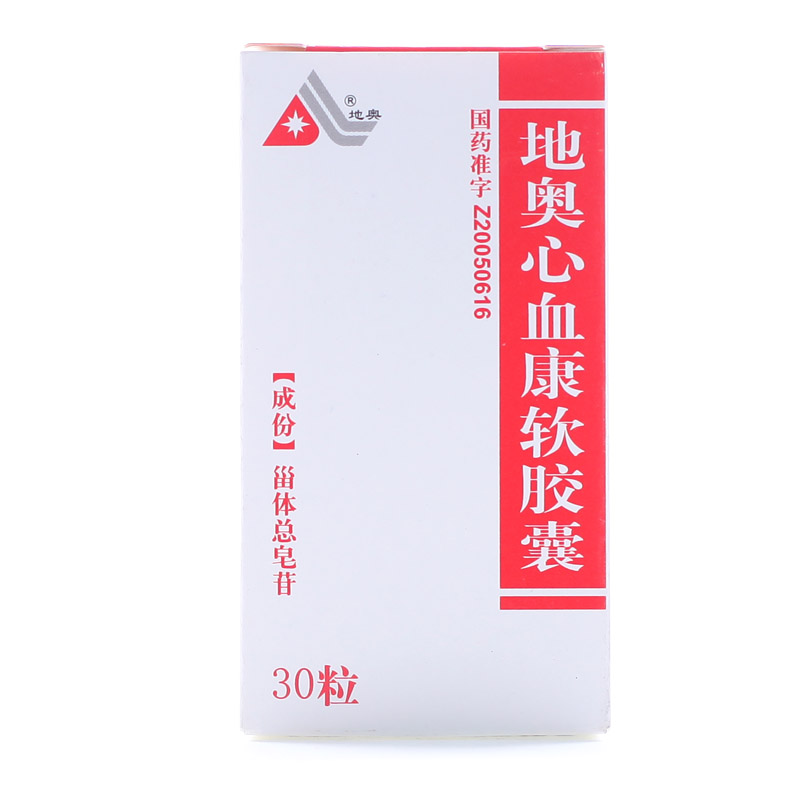 地奥 地奥心血康软胶囊 0.35g*30粒/盒
